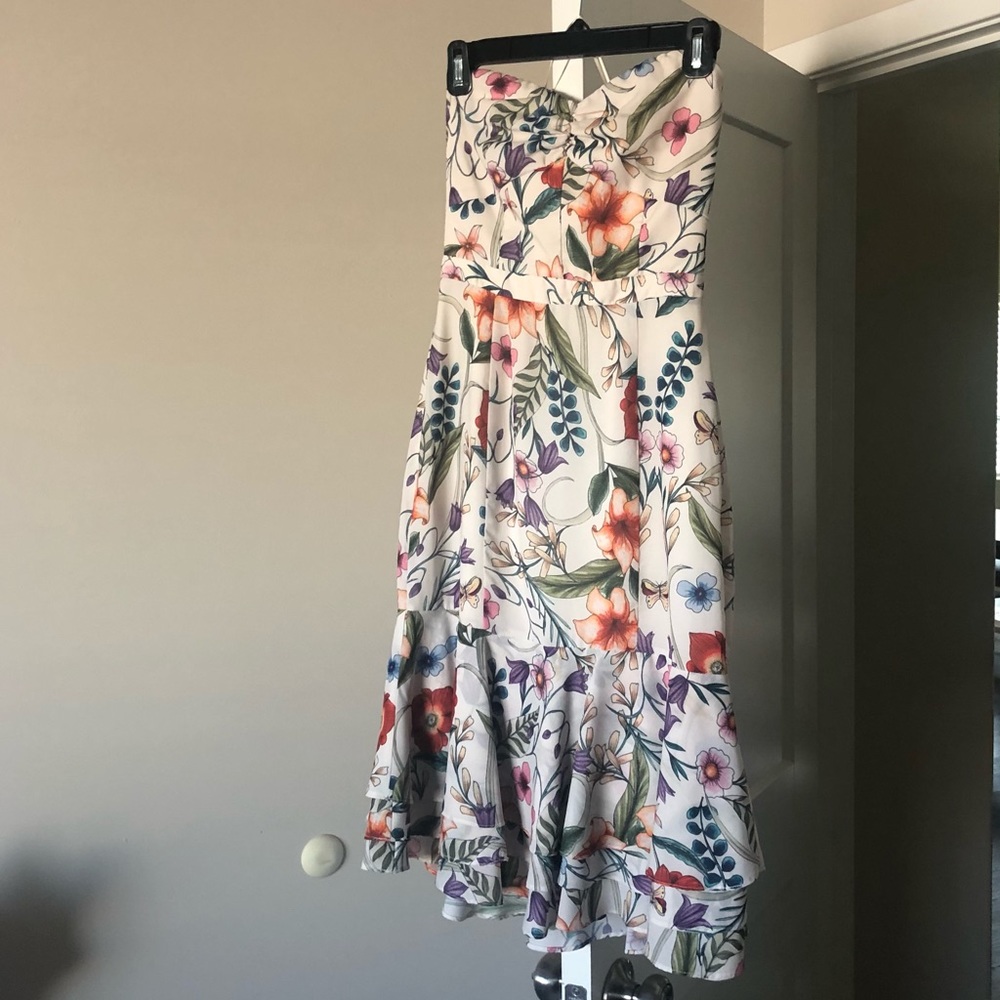 Cooper St Midi Strapless Midi Dress